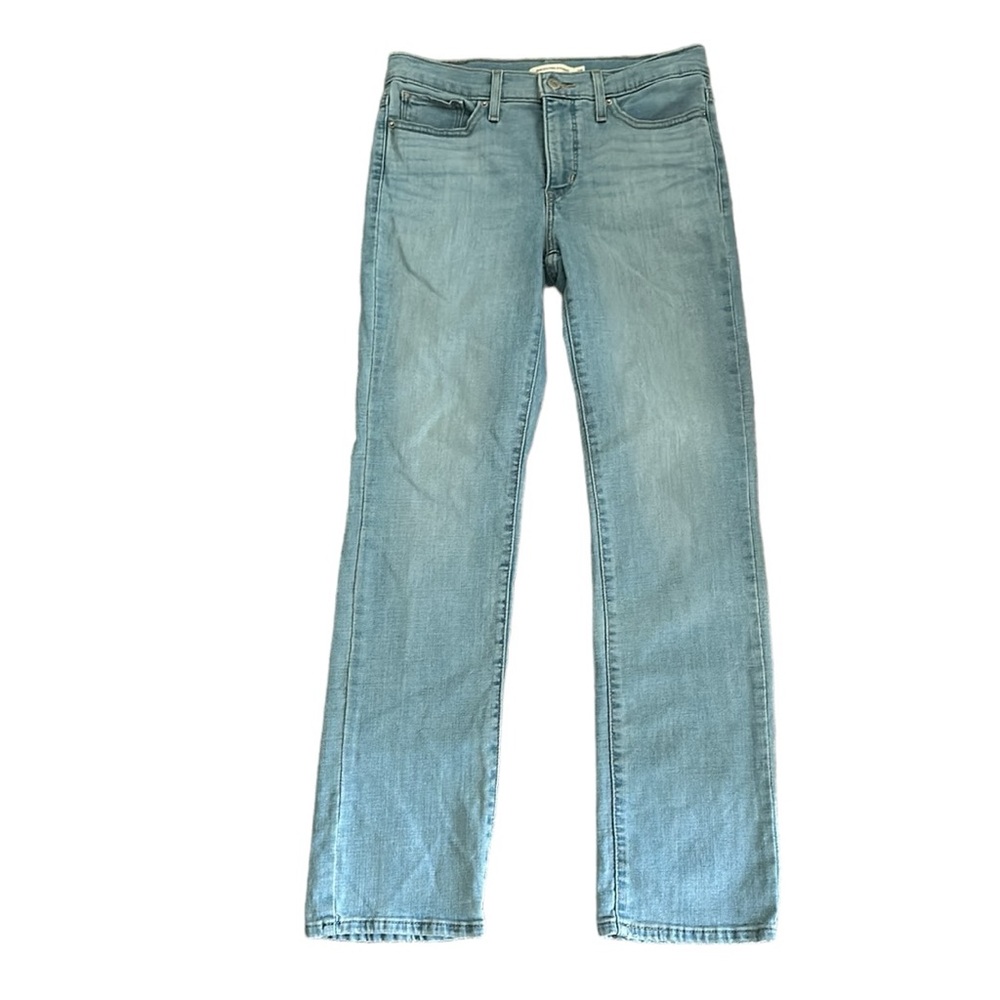 Levi is 314 Shaping straight denim jeans size 28